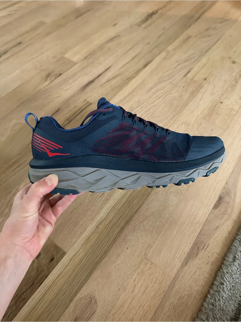 Hoka Challenger ATR 5 Trail Running Shoes Men's Size 10 Navy